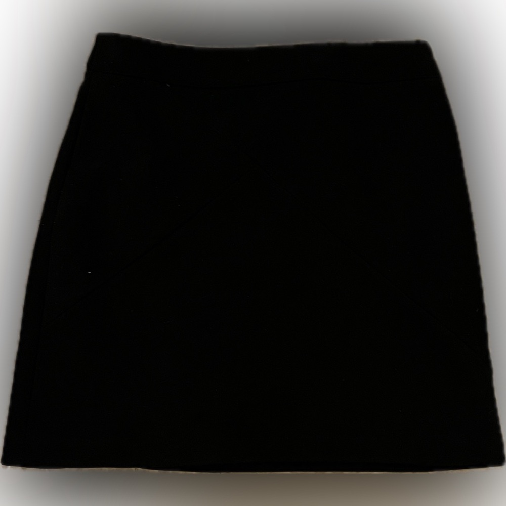 Simplee Classic Black Suede Women's Mini Skirt 82325